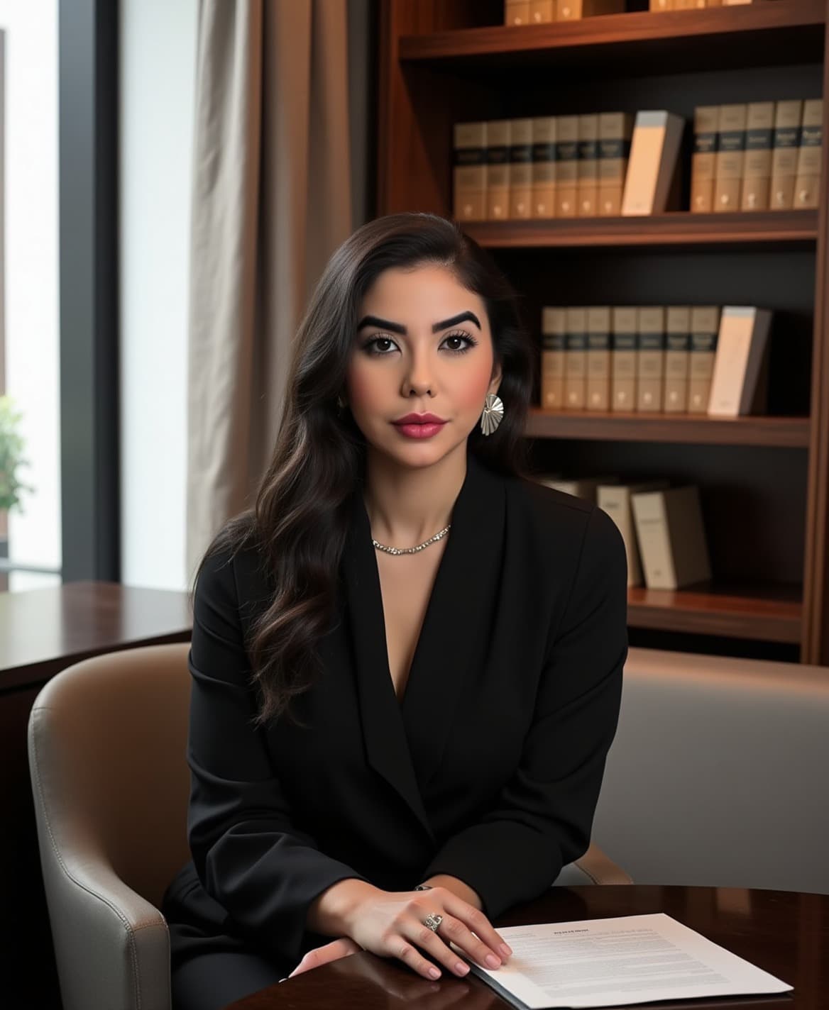 Fernanda Fonseca Coelho, advogada empresarial, em seu escritório